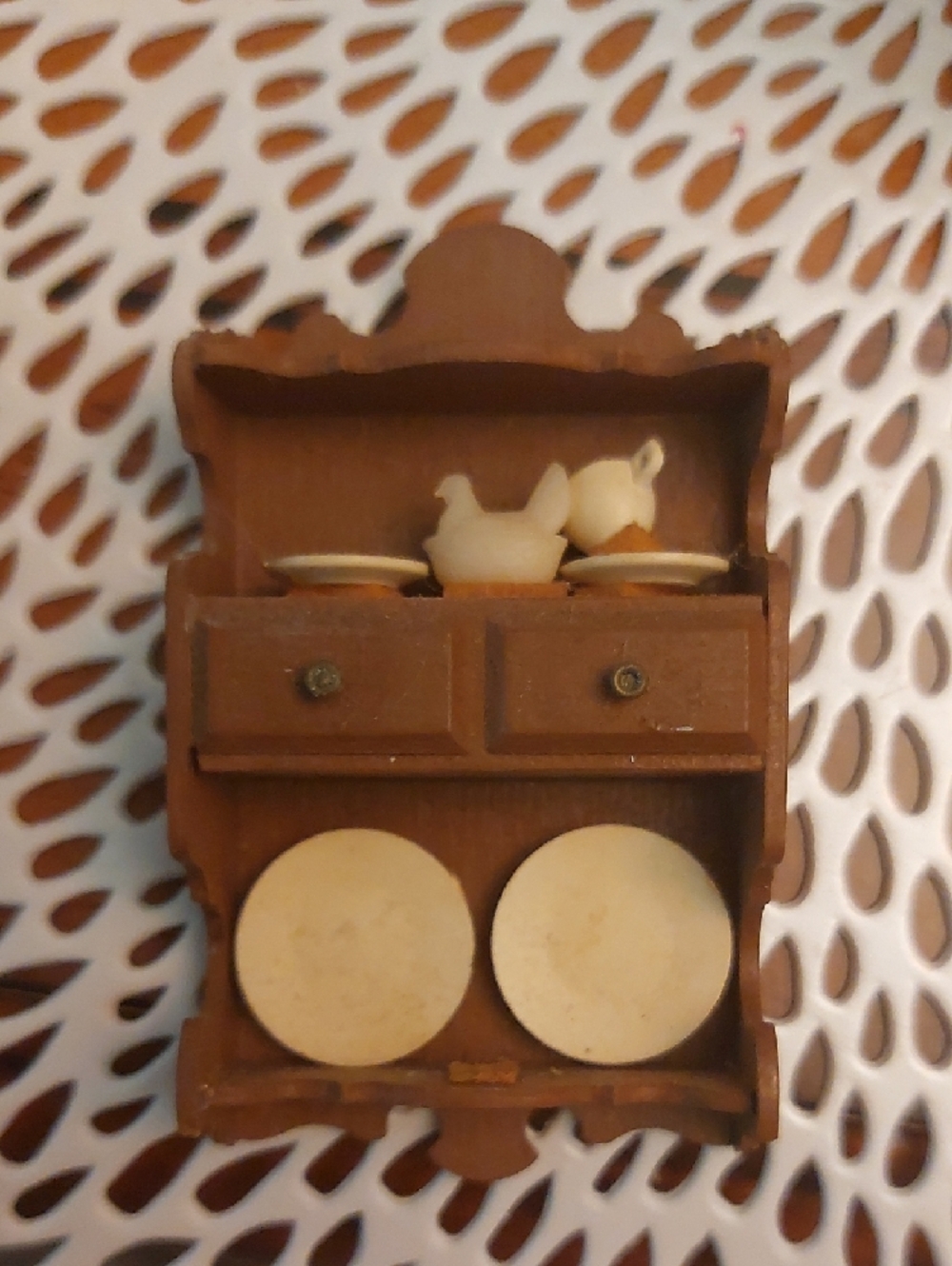 Miniature Dollhouse Furniture Set - Brown - Picture 5 of 13